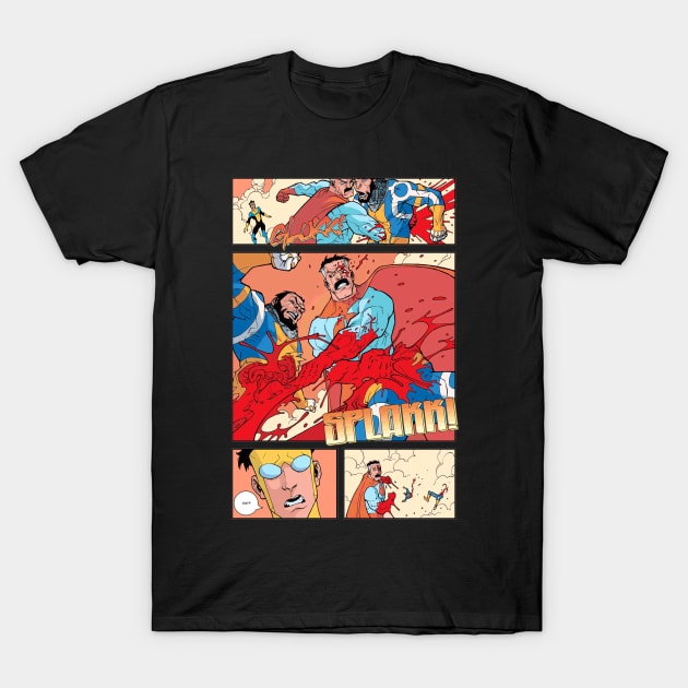 omniman vs immortal T-Shirt by super villain